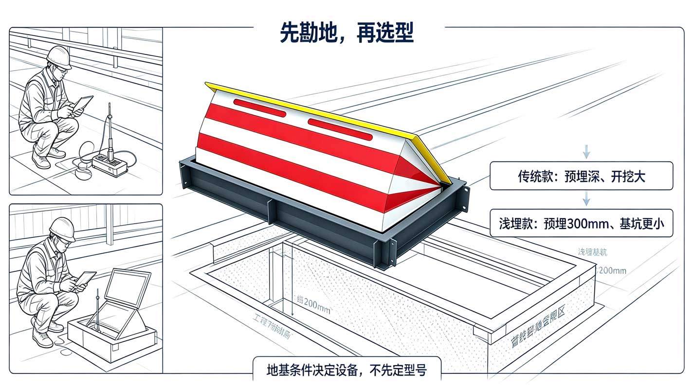 油库、变电站、储备库为什么都在改出入口装路障机