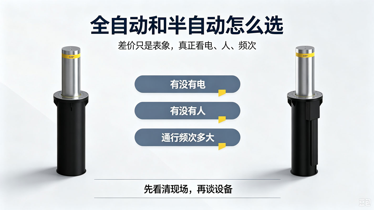 全自动升降柱和半自动升降柱怎么选？四个维度讲清楚